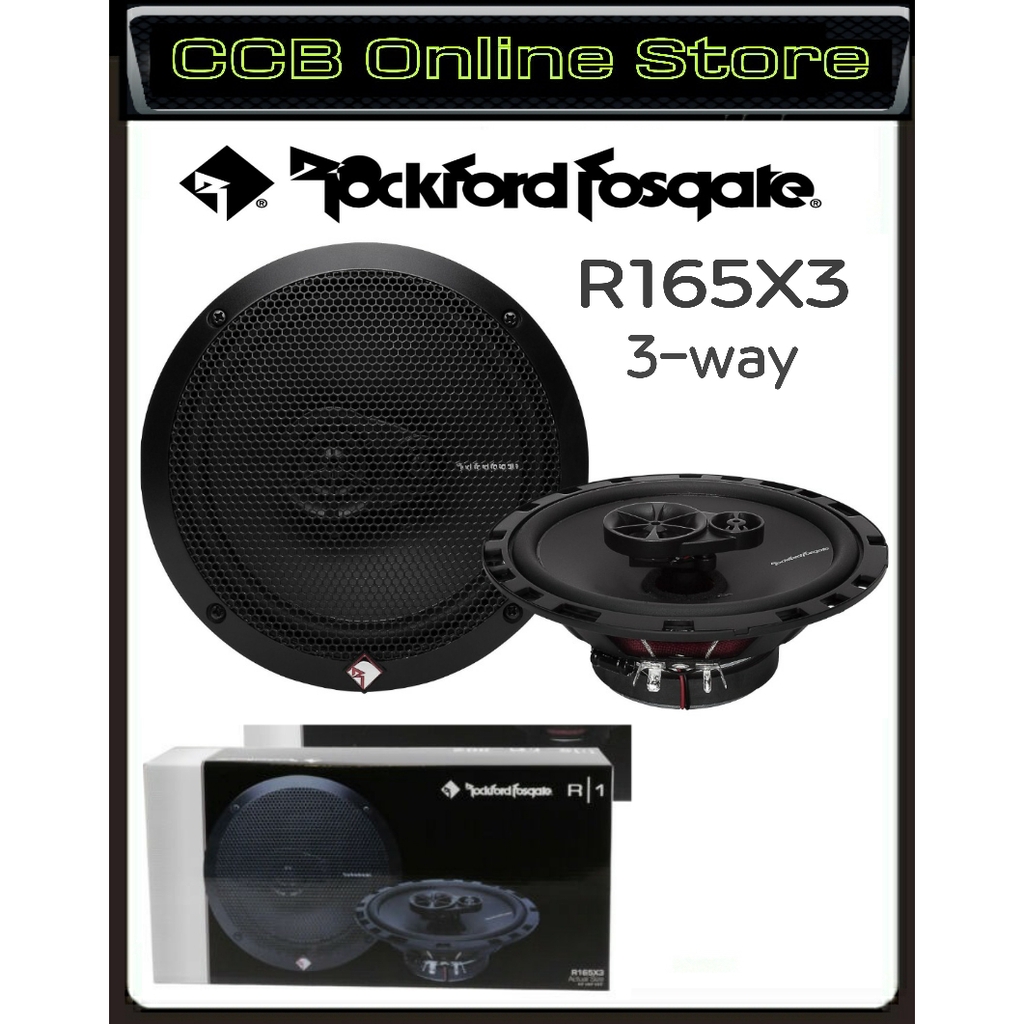 Rockford fosgate 6.5 3 best sale way speakers