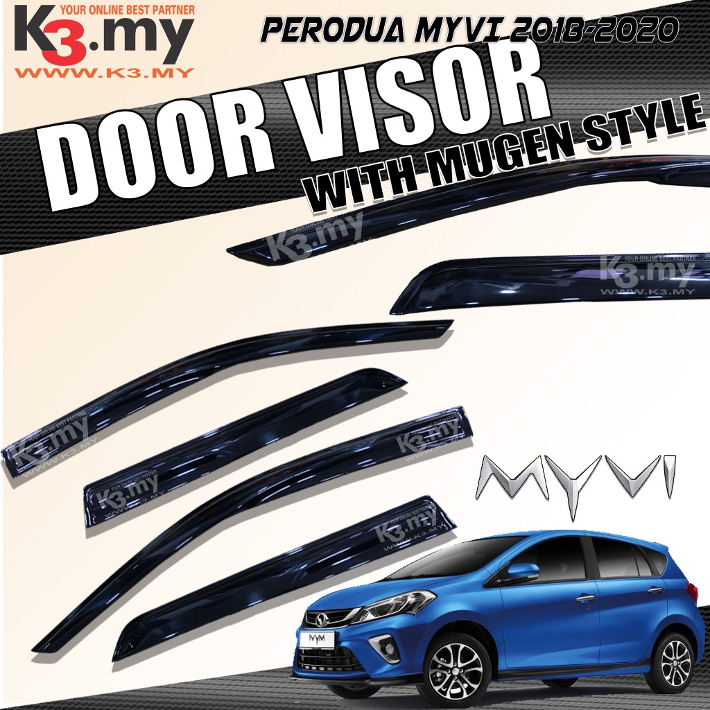 Myvi door outlet visor original