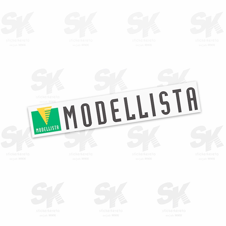 Modellista Logo Vinyl Cutting Car Sticker | Shopee Malaysia