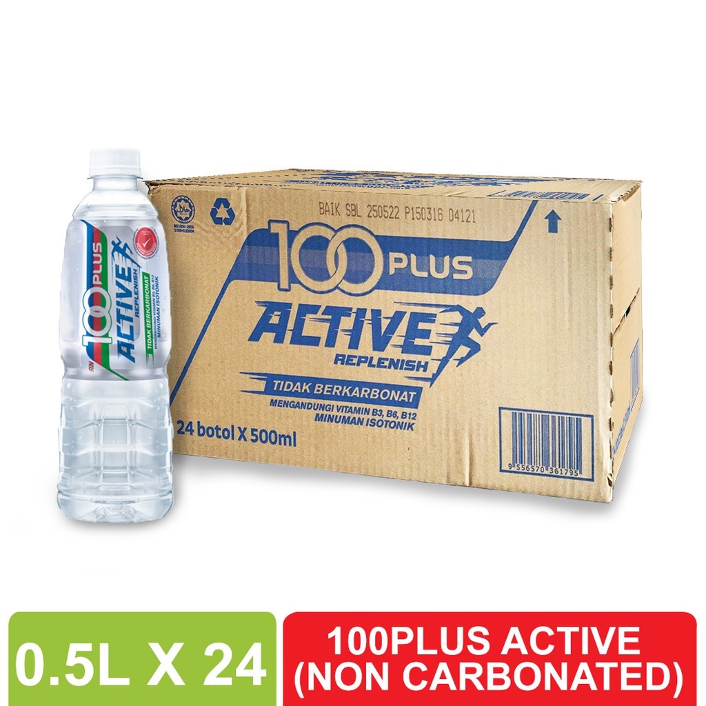 100PLUS Active Non Carbonated (500ml x 24 Bottles) | Shopee Malaysia