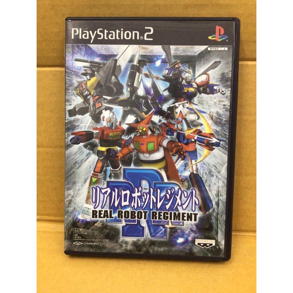 Original Disc [PS2] Real Robot Regiment (Japan) (SLPS20072) Robots RRR Shopee Malaysia