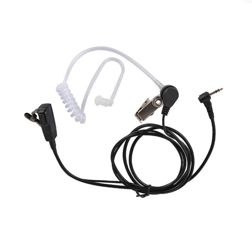 Walkie Talkie 2.5mm Earpiece 1 Pin Covert Acoustic Tube Earpieces