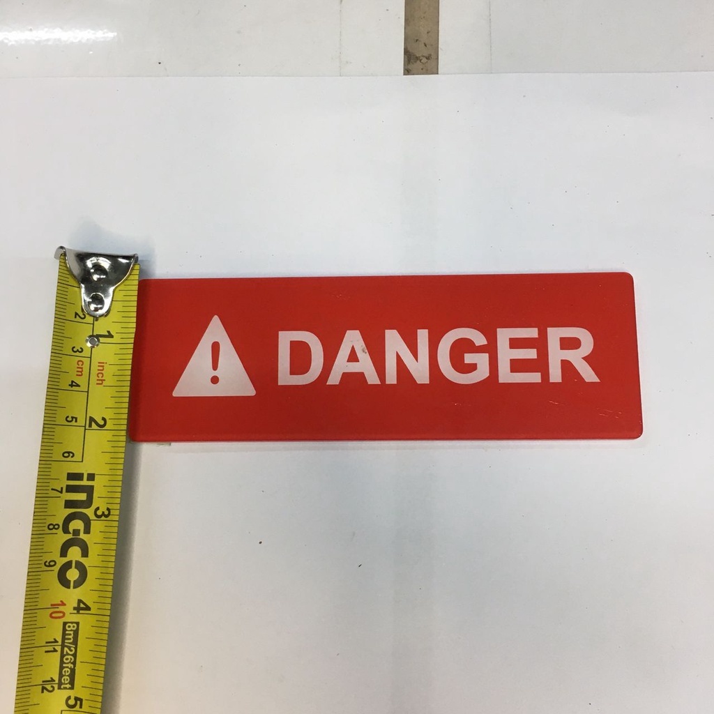 danger signage / danger signboard 15 cm x 6 cm | Shopee Malaysia