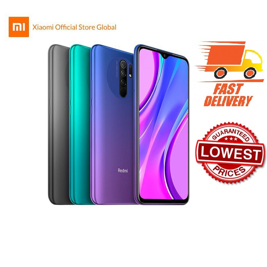 READY STOCK Xiaomi Redmi 9 4GB RAM 64GB ROM (100%Original Xiaomi