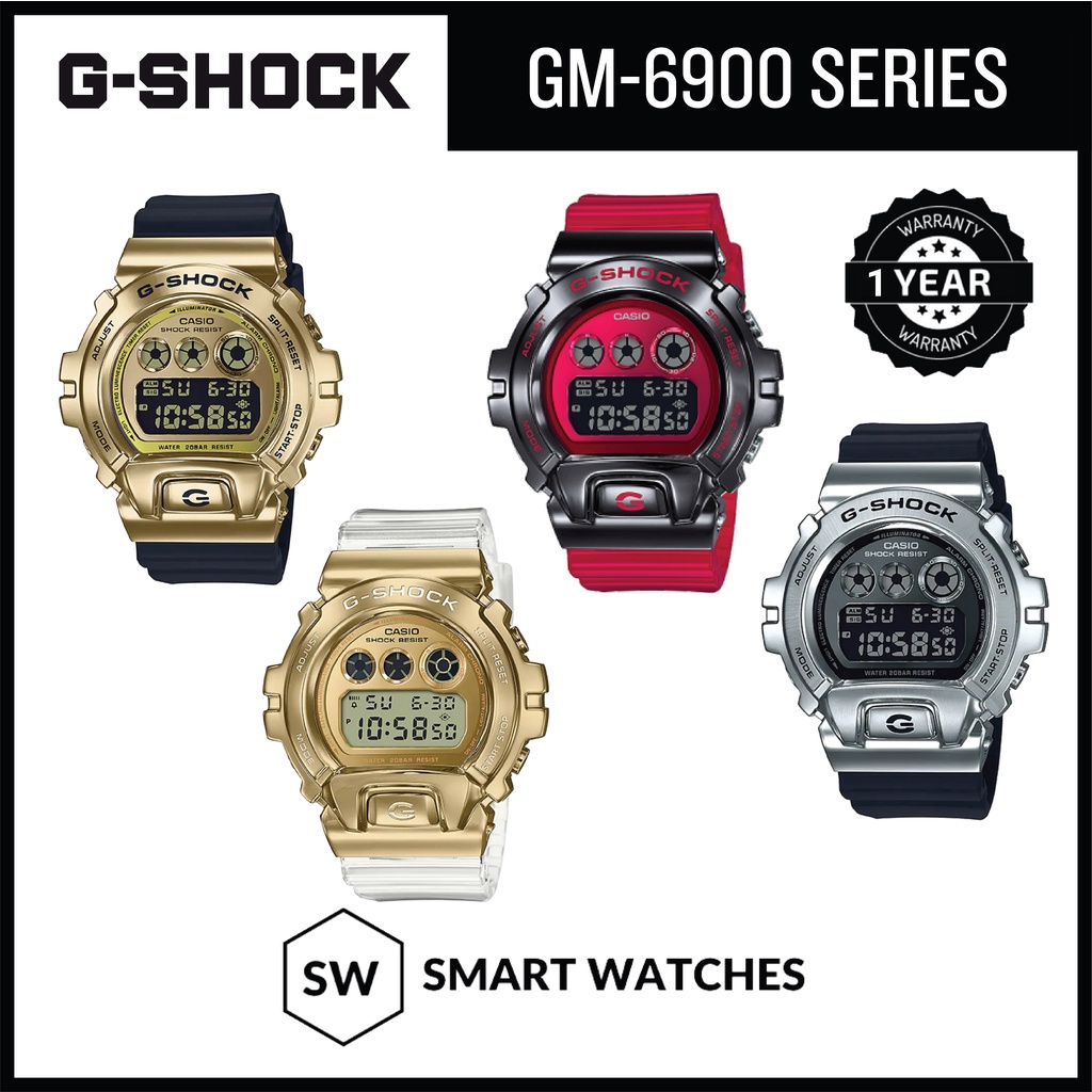 Shock Gm6900 Gm 6900 Gold Casio G-SHOCK GM6900/ GM-6900-1 GM-6900G