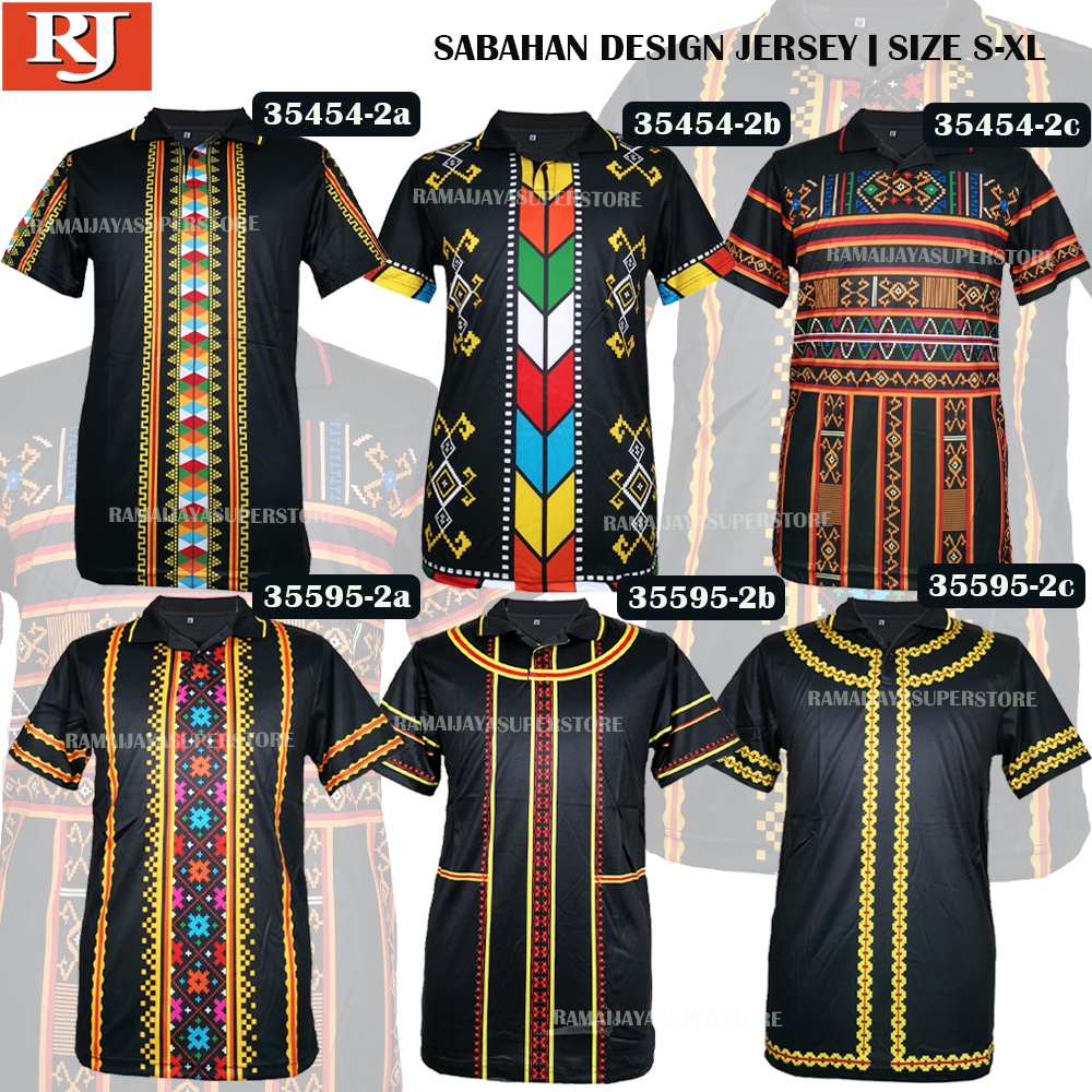 🔥HOT&Wholesale🔥 Baju batik jersey Unisex traditional etnik sabah -Corak ...