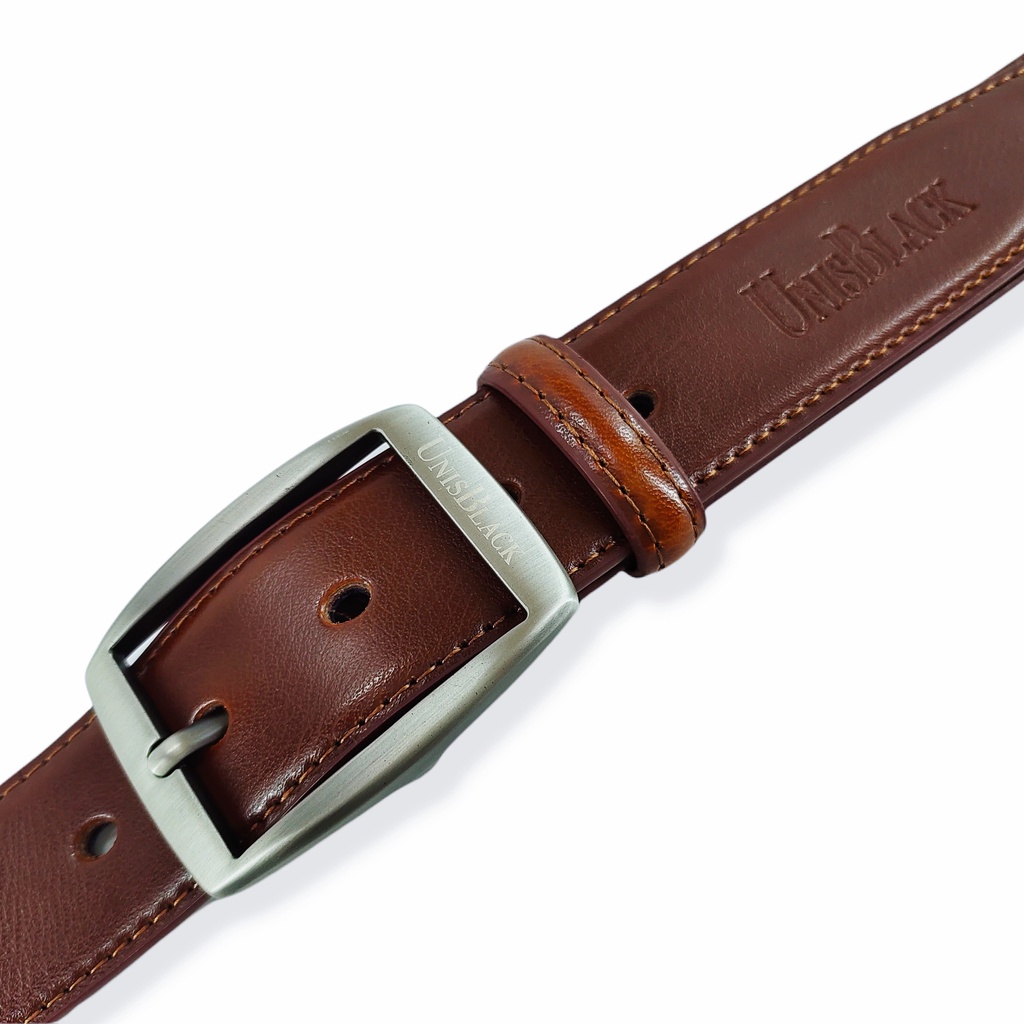 Giantsize Extra Long Leather Belts For Big & Tall Men - 48 To 50 Inch Black Dress Belt - View #5