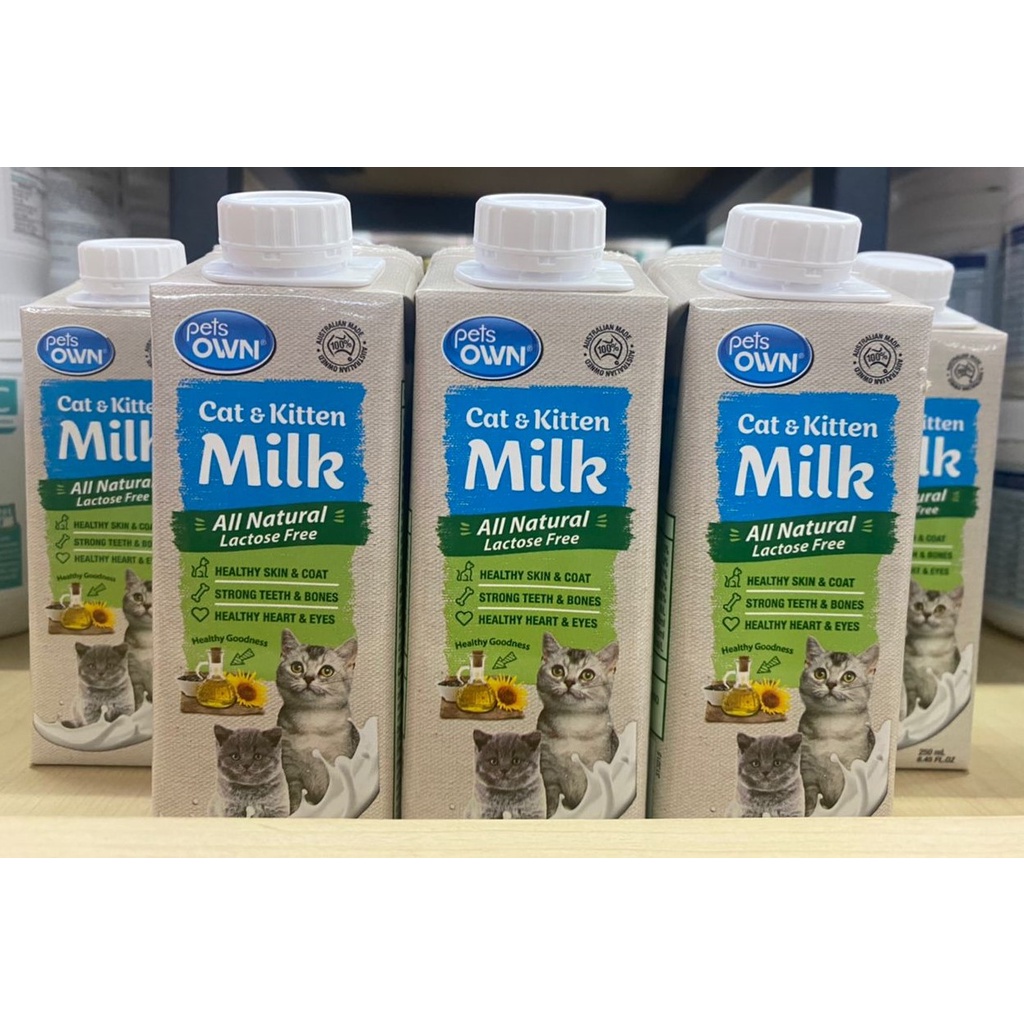Pets Own Milk For Cat & Kitten Lactose Free Pet Milk / Susu Kucing 250ml Shopee Malaysia