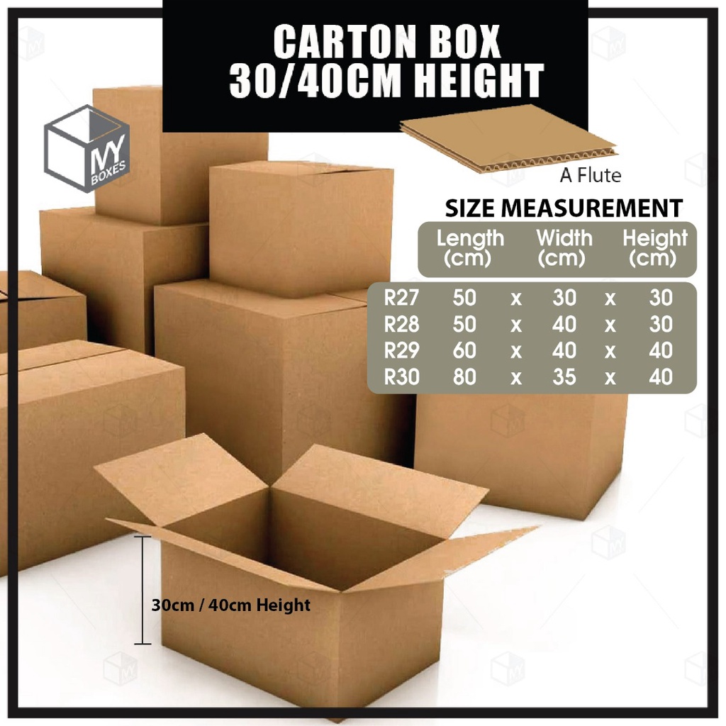 READY STOCK!!! Big Size Paper Box Carton Box Packing Box Packaging Box ...