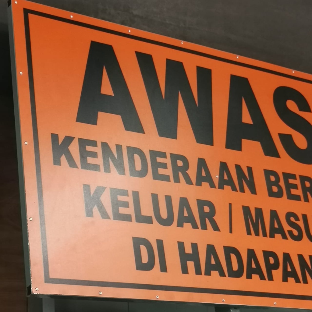 Kenderaan Berat Keluar Masuk Sign Road Sign Notice Sign Shopee