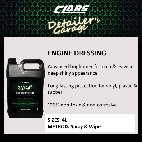 Clars Engine Dressing 4L - Chemical Engine Dressing / Enjin Kilat ...