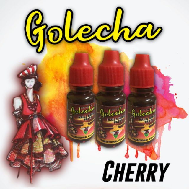 Inai golecha botol cherry | Shopee Malaysia