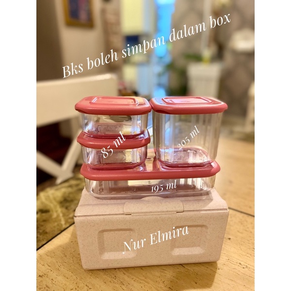 tupperware clear bowl+ keeper box ( 1 set) | Shopee Malaysia