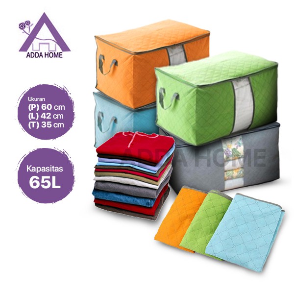Folding bamboo charcoal clothes storage bag cheap