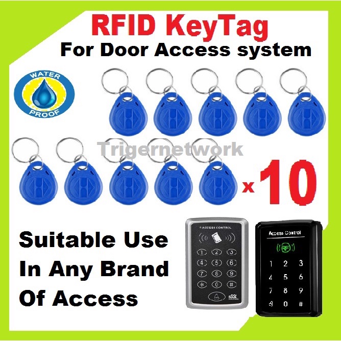 RFID Door Access Key Tag / Key Chain / Card Door Access / Door Card