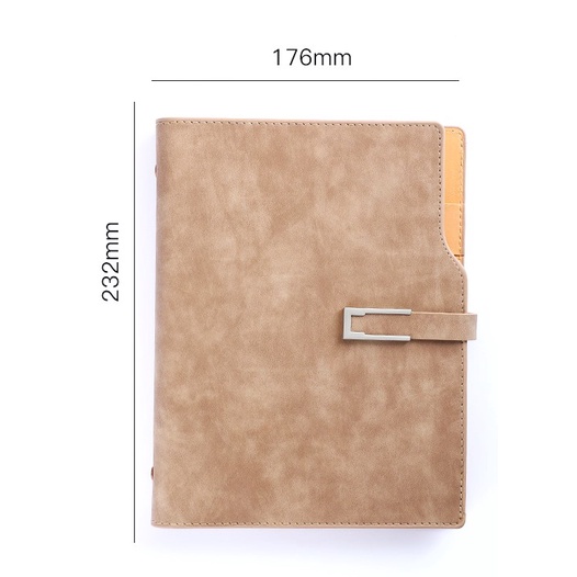 2025 Diary Planner A5 PU Organizer 6 O Ring Binder Loose Leaf Monthly ...