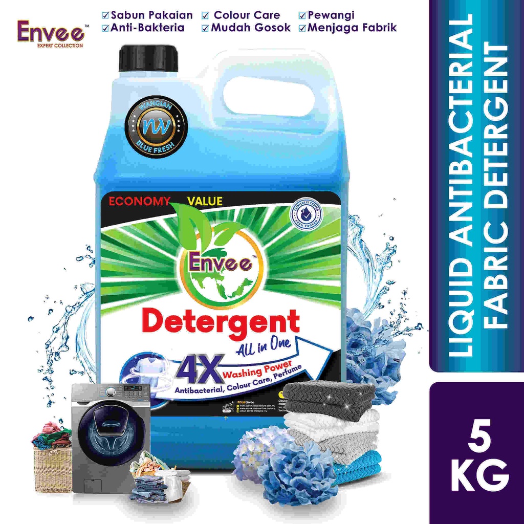 Direct Kilang Envee 🔥 Sabun Pencuci Pakaian Siap Pewangi Fabric Detergent All In One 🔥 Ready 5430