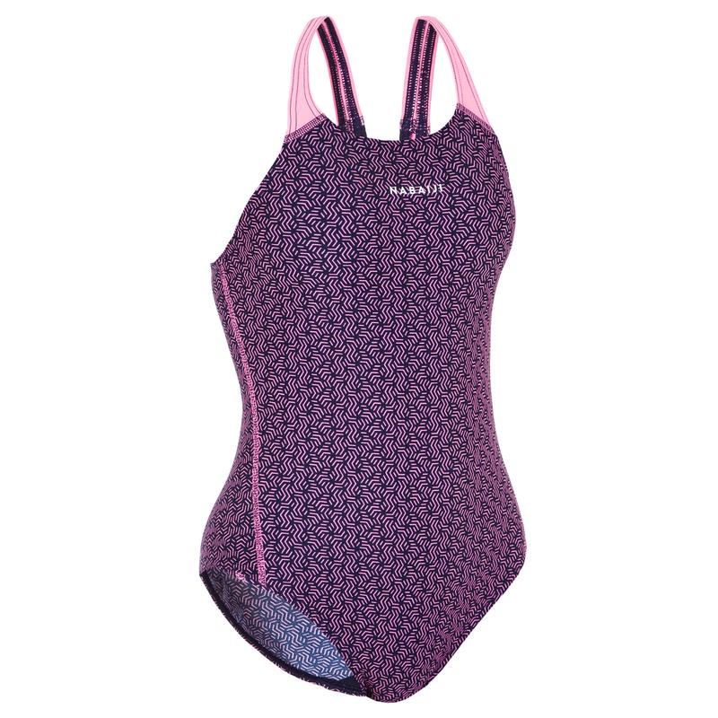 Girl's Swimming Chlorine-Resistant One-Piece Swimsuit Kamyleon