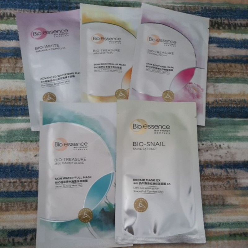 Bioessence Bird's Nest Collagen Mask BioBounce Energy Complex Treasure