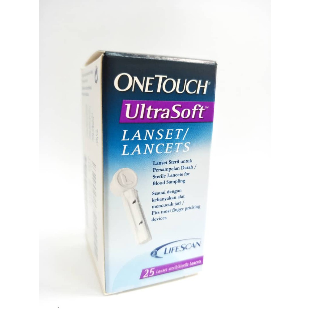 ONE TOUCH ULTRASOFT LANCETS 25'S (EXP 02/2025) Shopee Malaysia