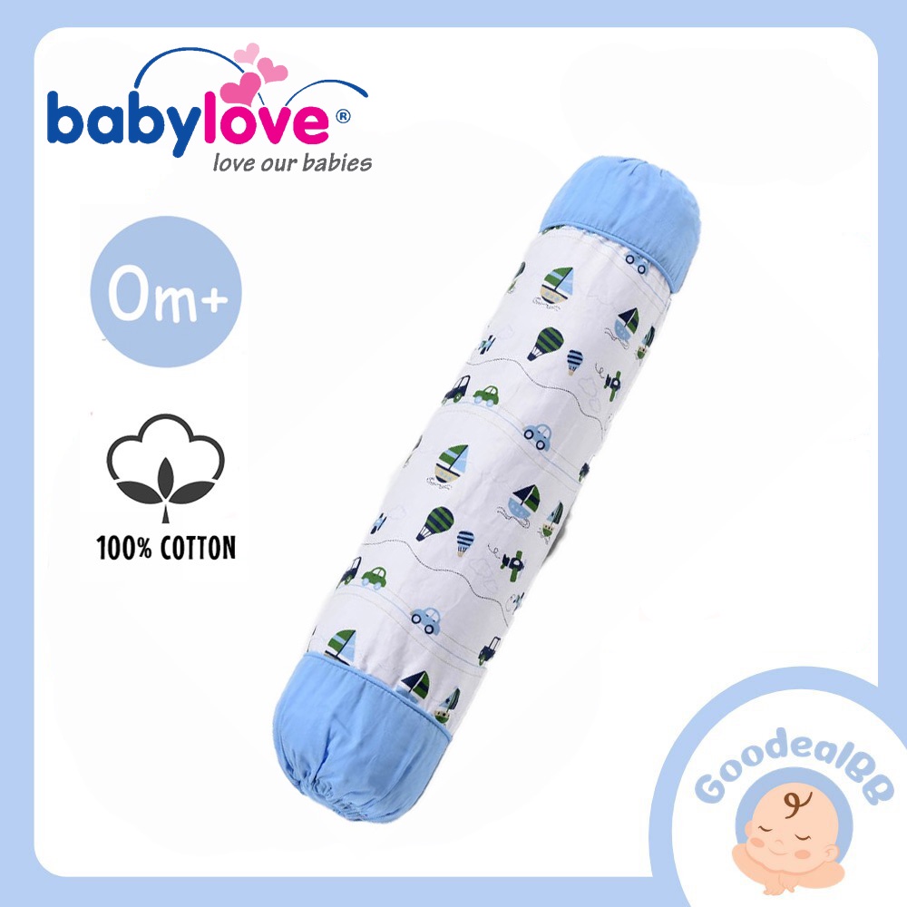 Babylove Premium Cotton 4954 Baby Bolster with Case (S Size) 15″ x 3.5