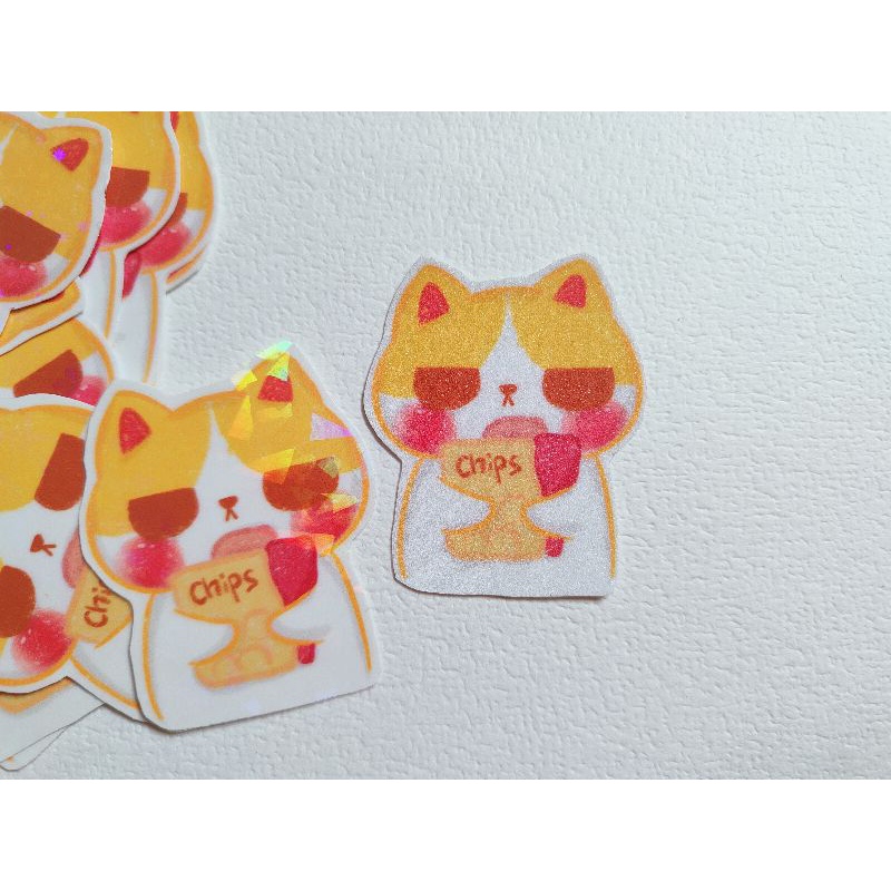 Gas Arts cute cat sticker | Shopee Malaysia