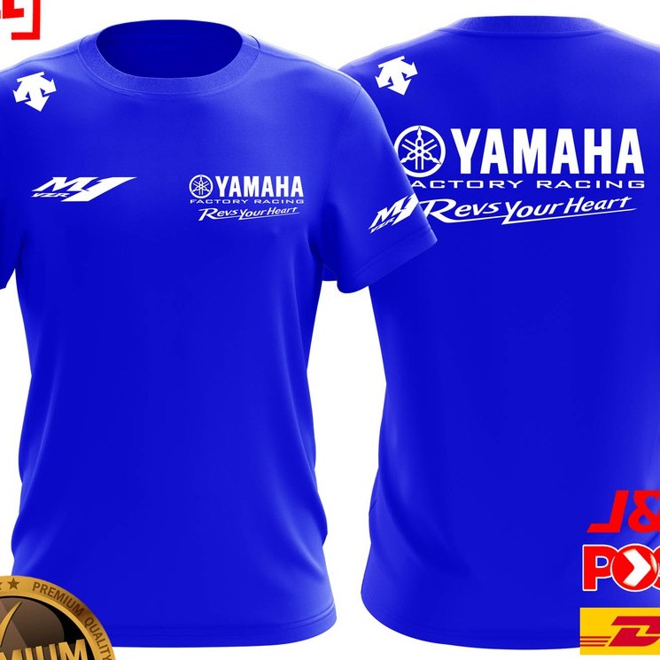 T shirt yamaha on sale racing