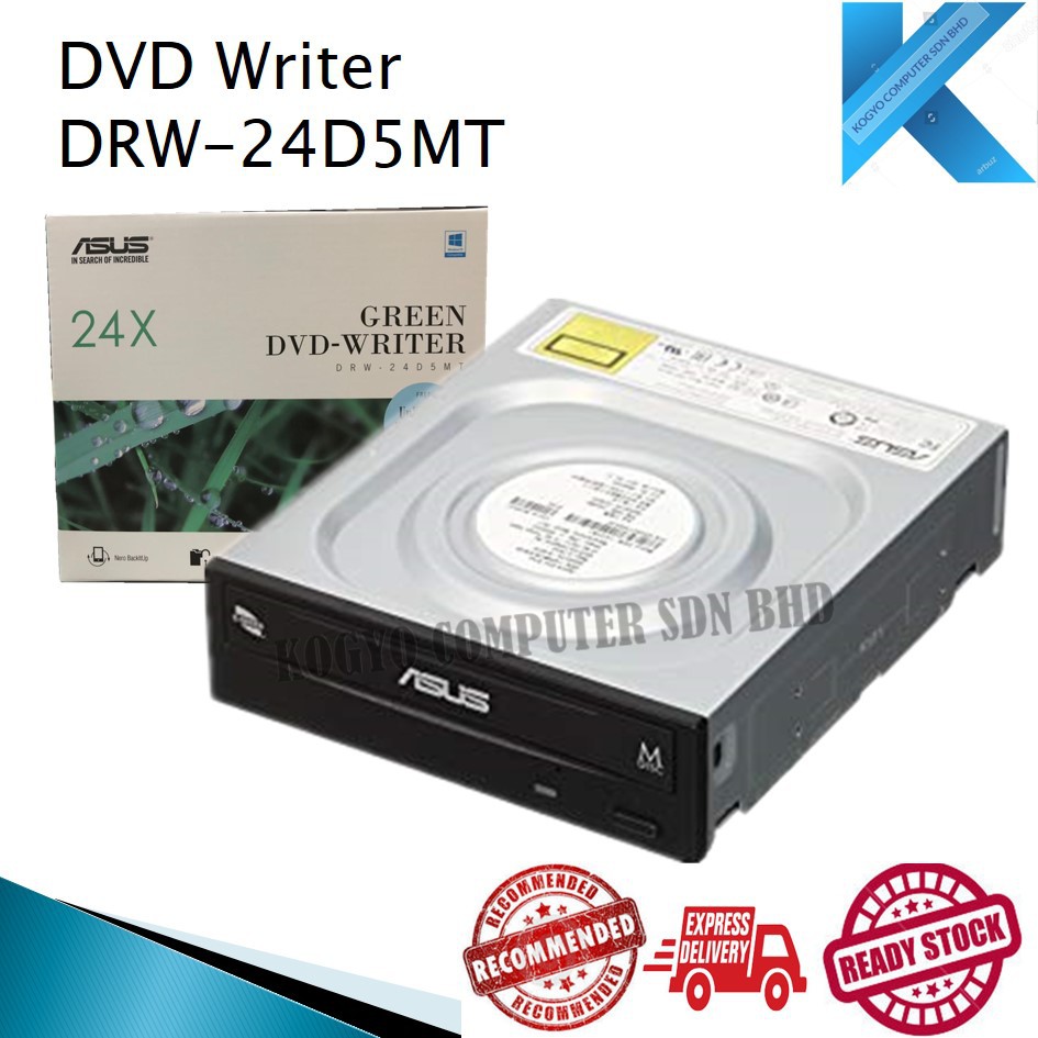 ASUS 24X GREEN DVDWRITER ( DRW24D5MT ) Shopee Malaysia