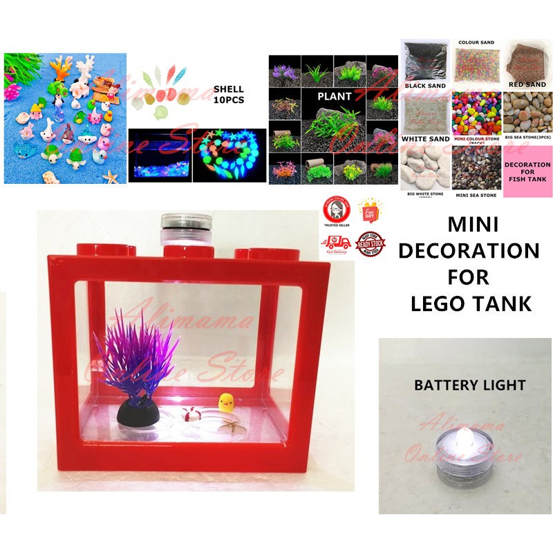 Lego aquarium decorations best sale