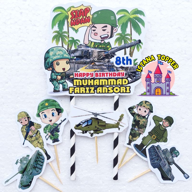 Standard Cake Topper/Custom Doctor, Army, Chef, Police/Custom Photo ...