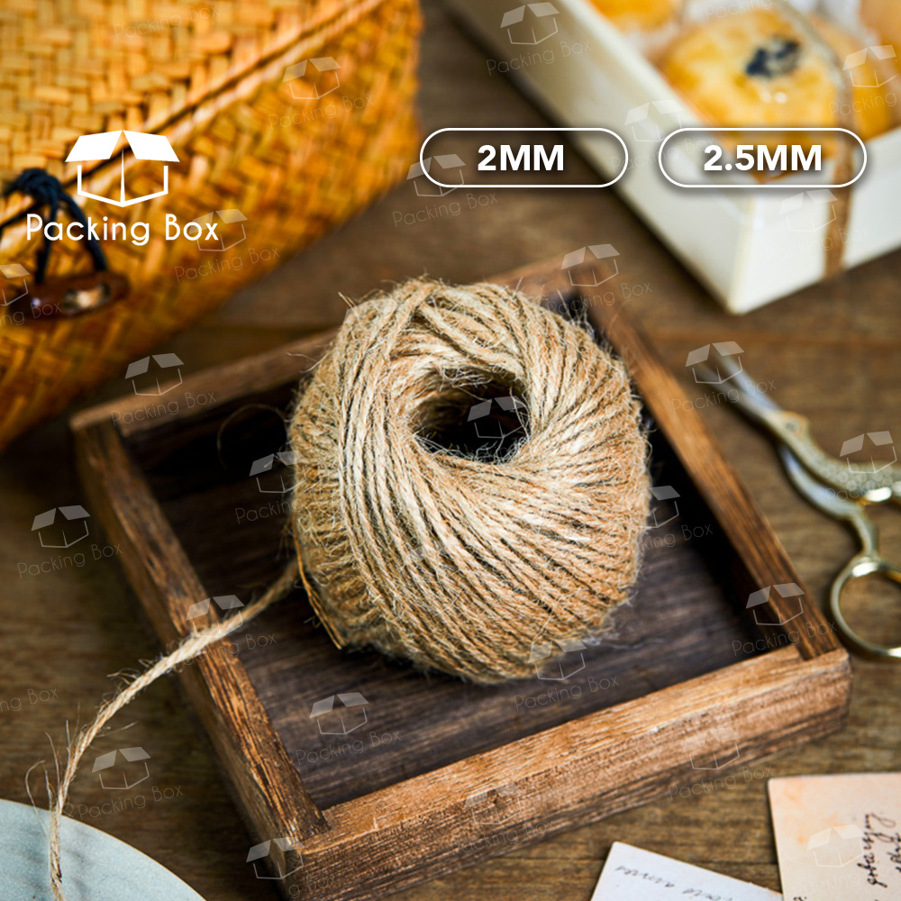 Natural Jute Hemp Linen Rope Twine String Cord Shank Craft String DIY