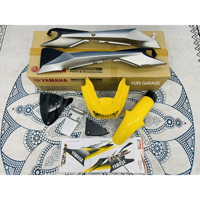 100% Original HLY Coverset RXZ Catalyzer Kuning Grey With Sticker ...