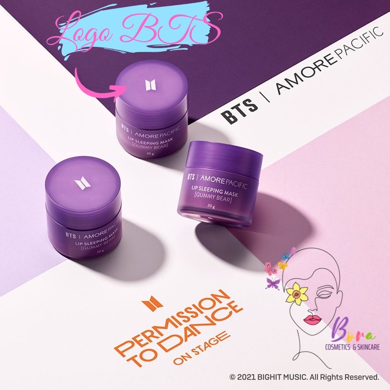Bts & AMORE PACIFIC 20g Lip Sleep Mask Limited Edition Shopee Malaysia