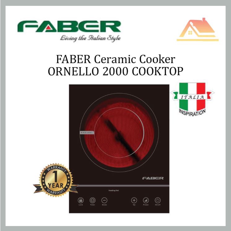 Faber Ceramic Cooker FORNELLO 2000 COOKTOP Shopee Malaysia