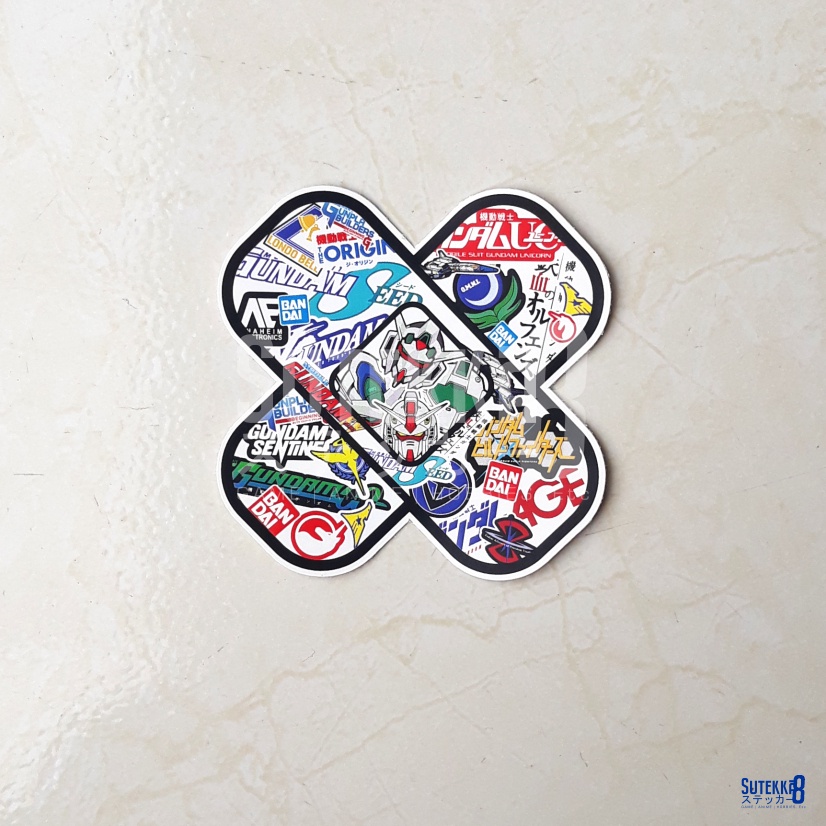 Jdm PLASTER GUNDAM STICKER [ONE] | Shopee Malaysia