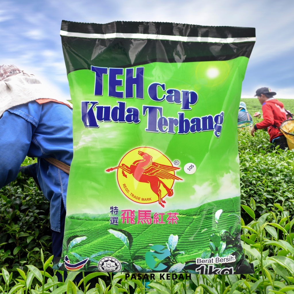 Pasar Kedah (1kg) Serbuk Teh CAP KUDA TERBANG Tea Dust | Shopee Malaysia