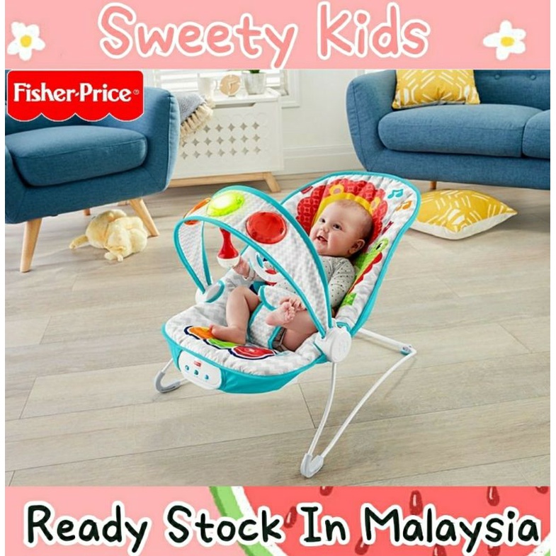 Fisher price bouncer store kick and play