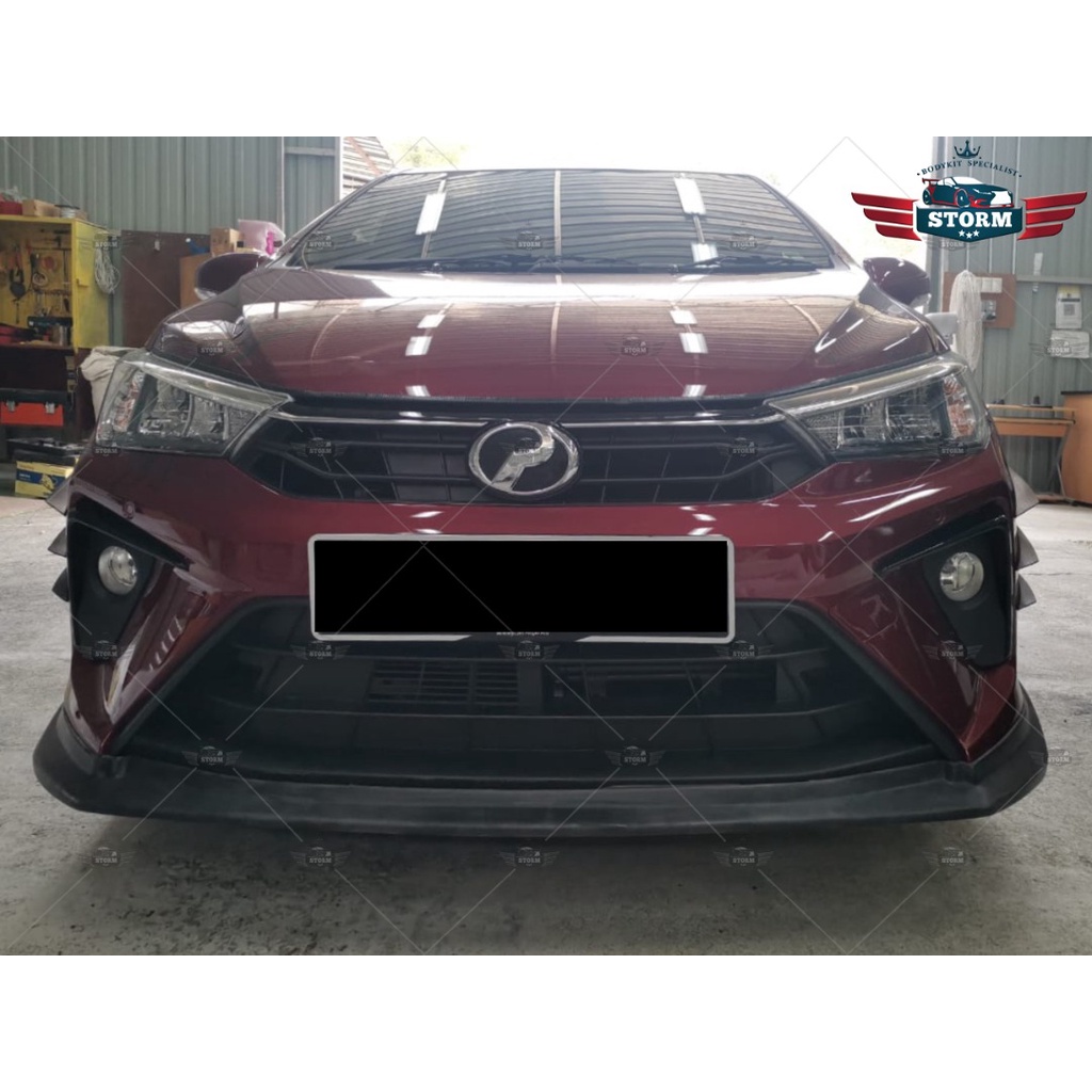 𝐑𝐄𝐀𝐃𝐘 𝐒𝐓𝐎𝐂𝐊 PERODUA BEZZA 2020 - 2024 ( R DESIGN ) FRONT DIFFUSER WITH ...