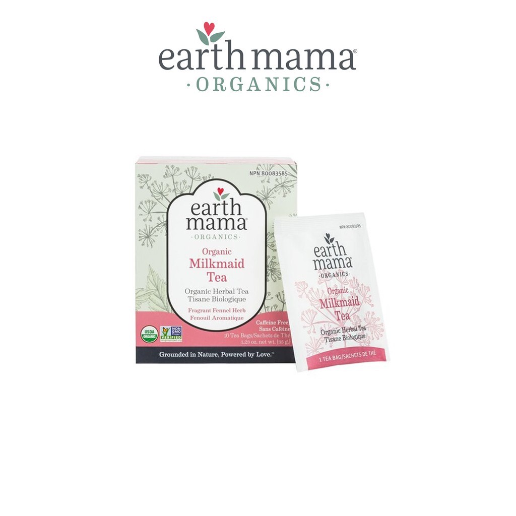 Earth Mama Organics Milkmaid Tea Breast Milk Booster Lactation Milk 16 ...