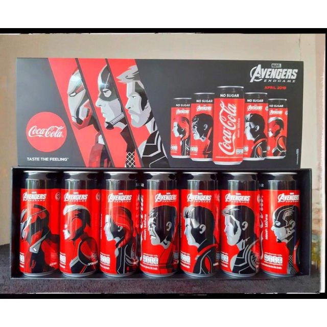 Coca-Cola Marvel Avengers Set Box Thailand | Shopee Malaysia