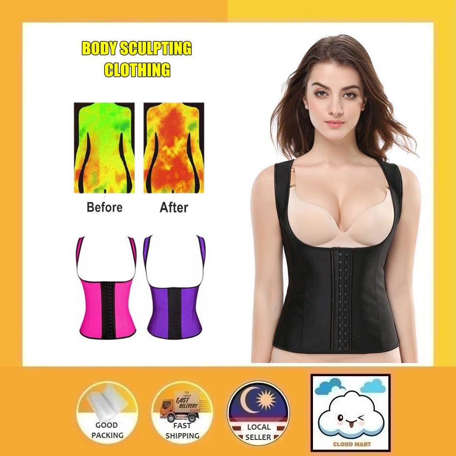 🎈OFFER🎈 Sculpting Clothes Vest SHAPER Slimming Corset Waist Abdomen, Korset Pelangsing Badan Wanita Perempuan