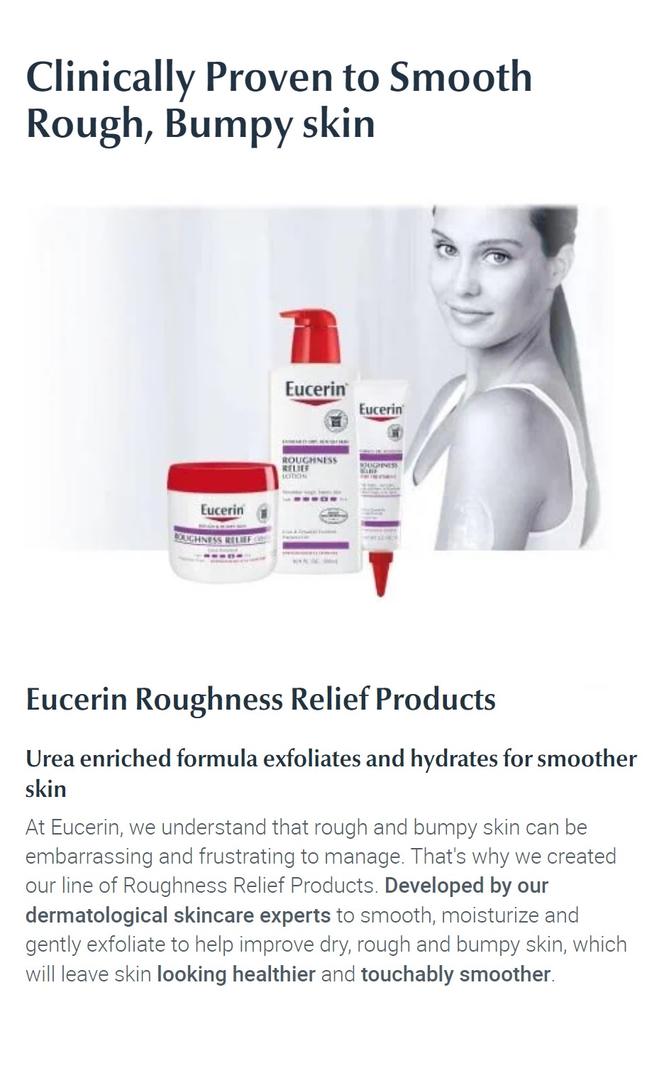 EUCERIN Roughness Relief Lotion 500ml for Extremely Dry, Rough, Bumpy ...