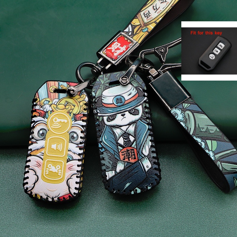 （FT）Country Trend Motor key cover case Protector bag For Honda NBOX ...