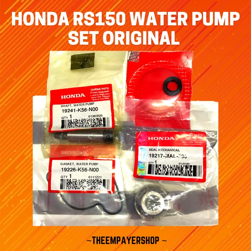 💯original Water Pump Set Honda Rs150 Rs Original Water Pump Part Shopee Malaysia