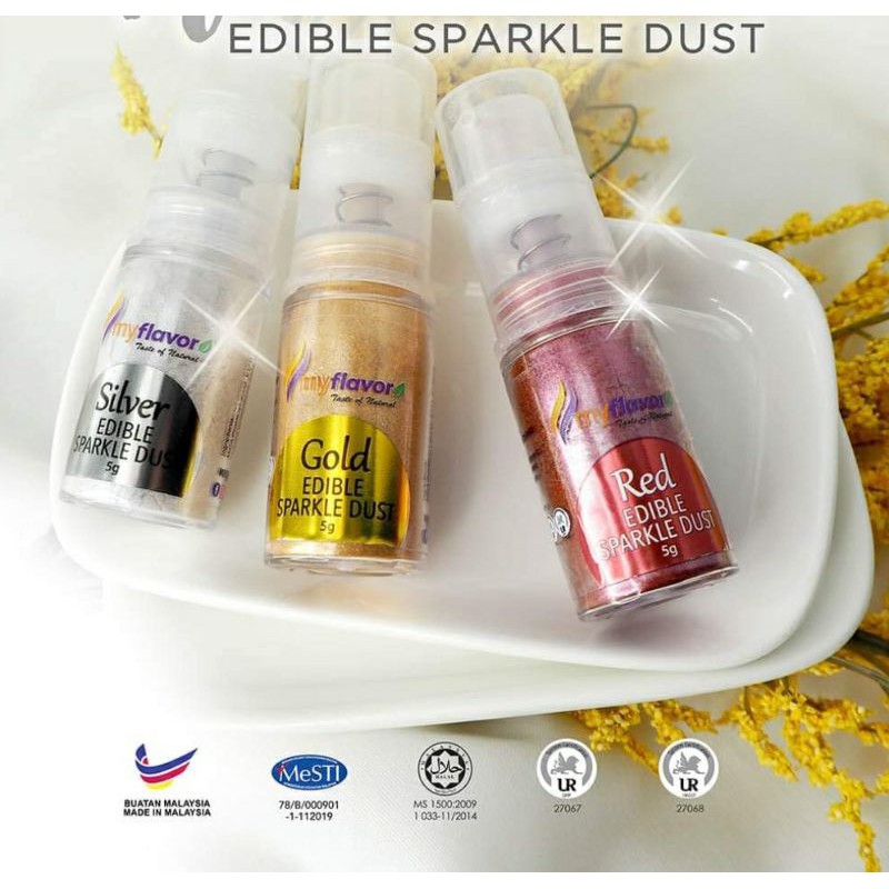 MY FLAVOR EDIBLE SPARKLE DUST 5GM X 1 BTL | Shopee Malaysia