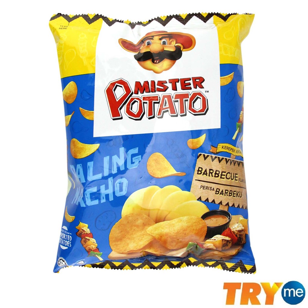 Mister Potato Chips Bbq 75g Shopee Malaysia 