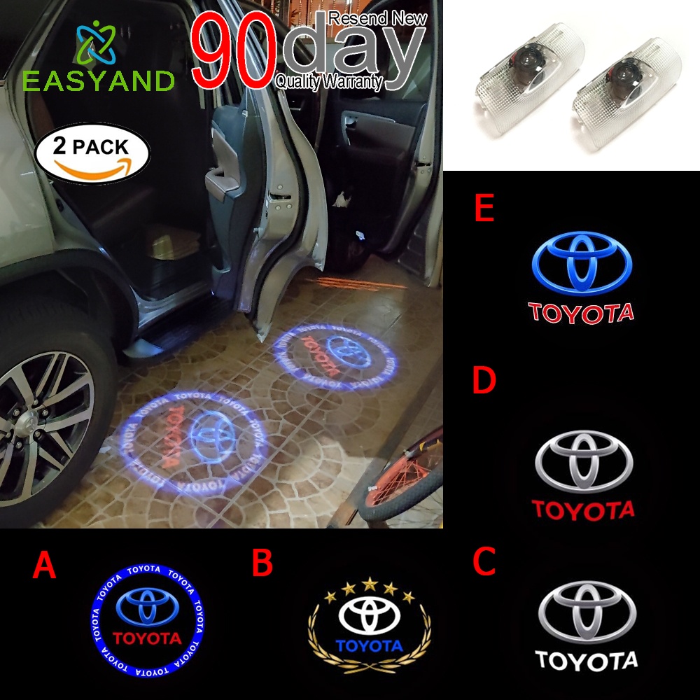 2pcs [Original Installed] LED Car Door Light for Toyota Hilux