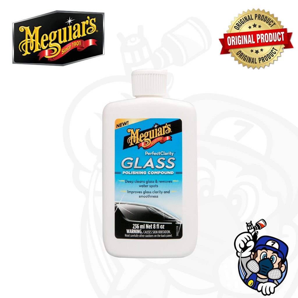 MEGUIAR’S Perfect Clarity Glass Polishing Compound G-8408 (236ml ...