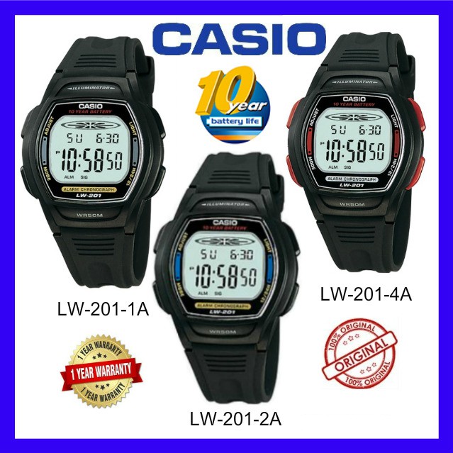 Casio lw 201 hotsell