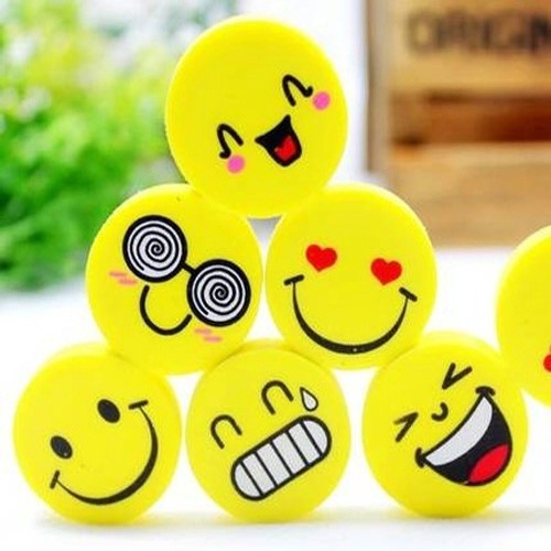 Smiley Eraser - 4 pcs | Shopee Malaysia